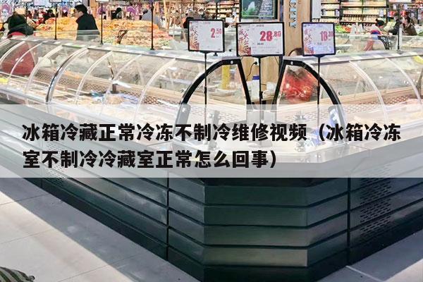 冰箱冷藏正常冷凍不制冷維修視頻（冰箱冷凍室不制冷冷藏室正常怎么回事）