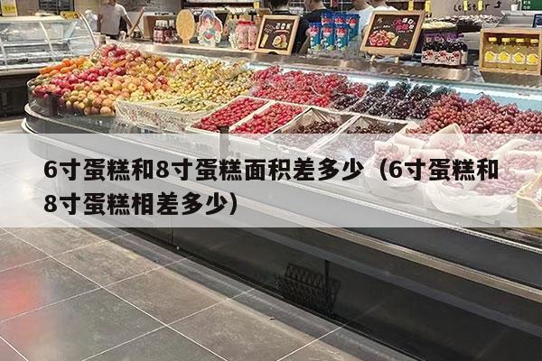 6寸蛋糕和8寸蛋糕面積差多少（6寸蛋糕和8寸蛋糕相差多少）