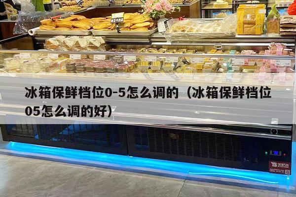 冰箱保鮮檔位0-5怎么調的（冰箱保鮮檔位05怎么調的好）